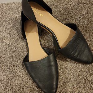 Aldo Black Flats, size 9